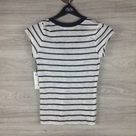 Treasure & Bond Cap Sleeve V-Neck Linen Tee size S - Picture 2 of 5